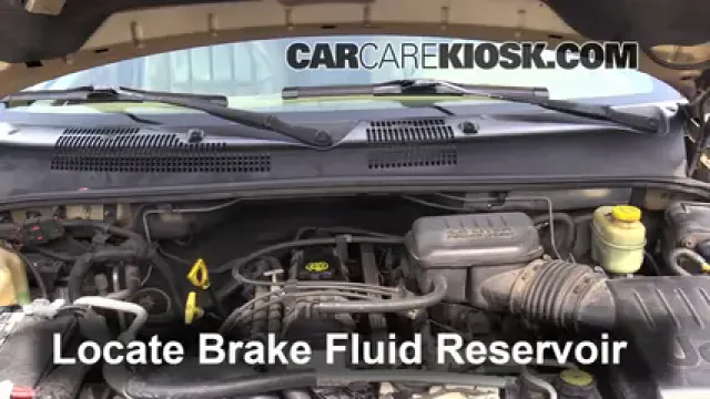 1999 Jeep Grand Cherokee Limited 4.0L 6 Cyl. Liquide de frein Contrôler le niveau de liquide de frein